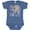 Indigo, variant on Inktastic Half Birthday Cute Elephant Girls Baby Bodysuit