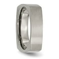 thumbnail image 4 of Titanium Satin 6mm Square Band, 4 of 6