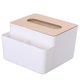 thumbnail image 1 of Cubierta de Caja de pañuelos faciales, Organizador de Escritorio Multifuncional para baño, Cocina y Sala de Oficina, dispensador de Caja de servilletas multifunción Ofspeizc CPB-US-WZY59-1, 1 of 5