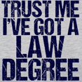thumbnail image 3 of CafePress - Lawyer Humor Trust Me Long Sleeve T Shirt - Womens Baseball Tee, 3 of 4