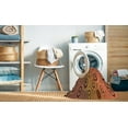 thumbnail image 2 of Ahgly Company Machine Washable Indoor Square Transitional Red Area Rugs, 6' Square, 2 of 7
