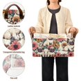 thumbnail image 5 of Pugs Dog and Flowers Collapsible Storage Bins Fabric Shelf Baskets with Handles 16.9"x11.4"x7.7" Closet Organizer, 5 of 8