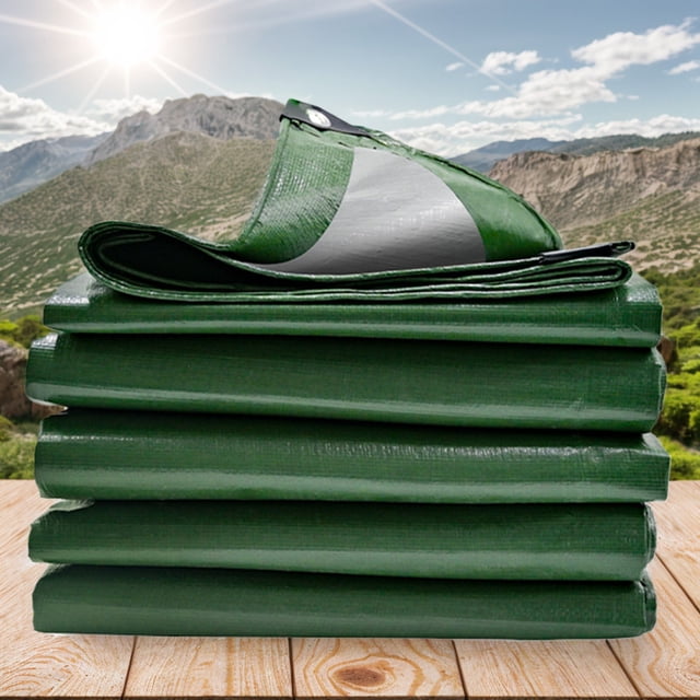 Lona Protector solar Cubierta de lona multiusos Cubierta protectora multiusos de lona verde