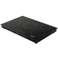 thumbnail image 6 of BENTISM 5 Burners Built in Electric Stove Top 240V Ceramic Glass Radiant Cooktop with Sensor Touch Control, Black, 6 of 9