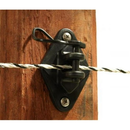 

YF 1382016 Pin-Lock Wood Post Insulator Black - 25 Per Bag