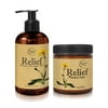 Brookethorne Naturals Relief Arnica Cream & Body Massage Oil Set