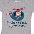 thumbnail image 4 of Inktastic My Aunt and Uncle Love Me Nephew Bear Boys Baby Bodysuit, 4 of 5