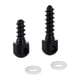 thumbnail image 1 of Base de pernos con tornillos giratorios para eslinga, 2 uds., con espaciadores blancos, se adapta a la mayoría de las escopetas de caza, 1 of 10