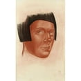 thumbnail image 3 of Alexander Evgenievich Yakovlev 11x14 Black Modern Framed Museum Art Print Titled - Portrait of a Woman, 3 of 5