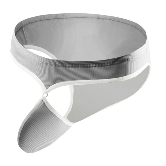 Ohufall Mens Underwear Men Casual Fashion Solid Sexy Underwear Mesh Striped Low Waist Briefs Clearance