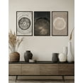 thumbnail image 5 of Drsoum 16x24in3pcs Black Framed Vintage Wood Tree Rings Wall Decor Farmhouse Rustic Framed for Office Dining Room Hallway Paintings Nature Artwork, 5 of 8