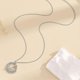 thumbnail image 1 of Collar con diseño de personalidad de circonita de estilo europeo y americano Yashi 21841 Plata, 1 of 4
