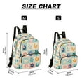 thumbnail image 2 of FORMRS Mini Backpack Purse for Women Quilted Travel Daypack Casual Shoulder Bag, Green Floral, 2 of 7