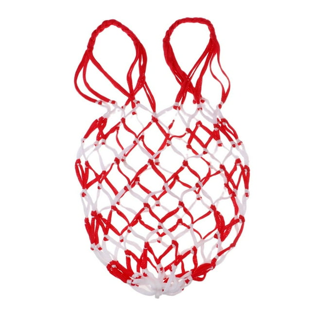 koolsoo Cord Mesh Equipment Bag White Red