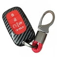 thumbnail image 4 of for Honda Civic for CRV for Pilot 5 Button Remote Carbon Fiber Key Fob Cover, 4 of 8