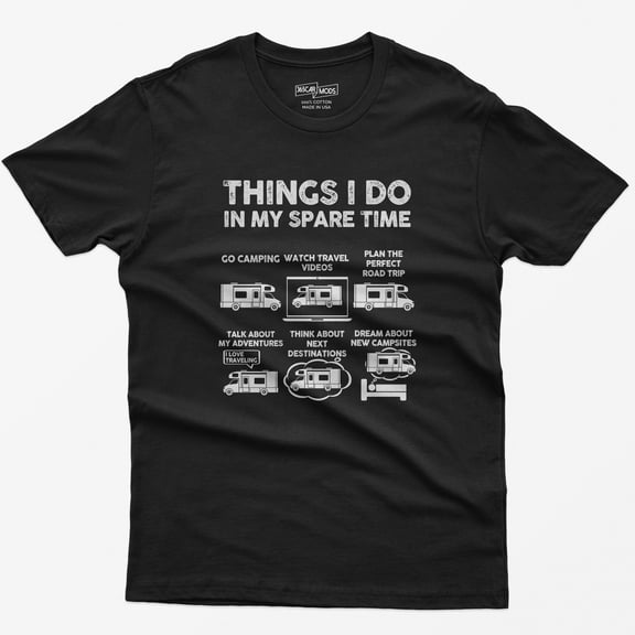 Funny RV Enthusiast T-Shirt: Camper Life, Road Trip Gift
