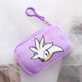 thumbnail image 3 of Nuevos monederos de peluche de Sonics, bolsas de almacenamiento con estampado de dibujos animados Kawaii, bolso de mano para niños, lindo bolso cuadrado con cremallera, regalos de cumpleaños para niño, 3 of 5