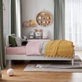 thumbnail image 6 of AFI Florence Twin Solid Wood Low Profile Platform Bed, White, 6 of 14