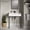 White with Matte black legs, variant on Concorde 30" Rectangle Console Sink with Matte Black Legs