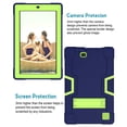 thumbnail image 2 of FIEWESEY for RCA 11 Delta Pro Case,Hybrid Full-Body Shockproof Armor Defender Rugged Protective Case Cover with Stand for RCA 11 Delta Pro/RCA Premier 11.6 Inch/RCA Galileo Pro 11.5 Inch(Navy+Green), 2 of 6