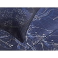thumbnail image 4 of Ambesonne Constellation Quilted Bedspread Set 3 Pcs, Antique Sky Map, Queen Size, Blue Dark Blue Beige, 4 of 5