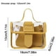 thumbnail image 3 of Bolsa de hombro pequeño de gelatina para mujer, Bolsa de mensajero de hombro informal para mujer, monedero para mujer Tmvgtek Para Estrenar, 3 of 3