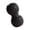 Black, variant on YIFAEUX Peanut Massage Ball Deep Tissue Muscle Relaxation Double Lacrosse Roller Physical Therapy Leg Arm Waist Belly Back Foot Full Body Massager