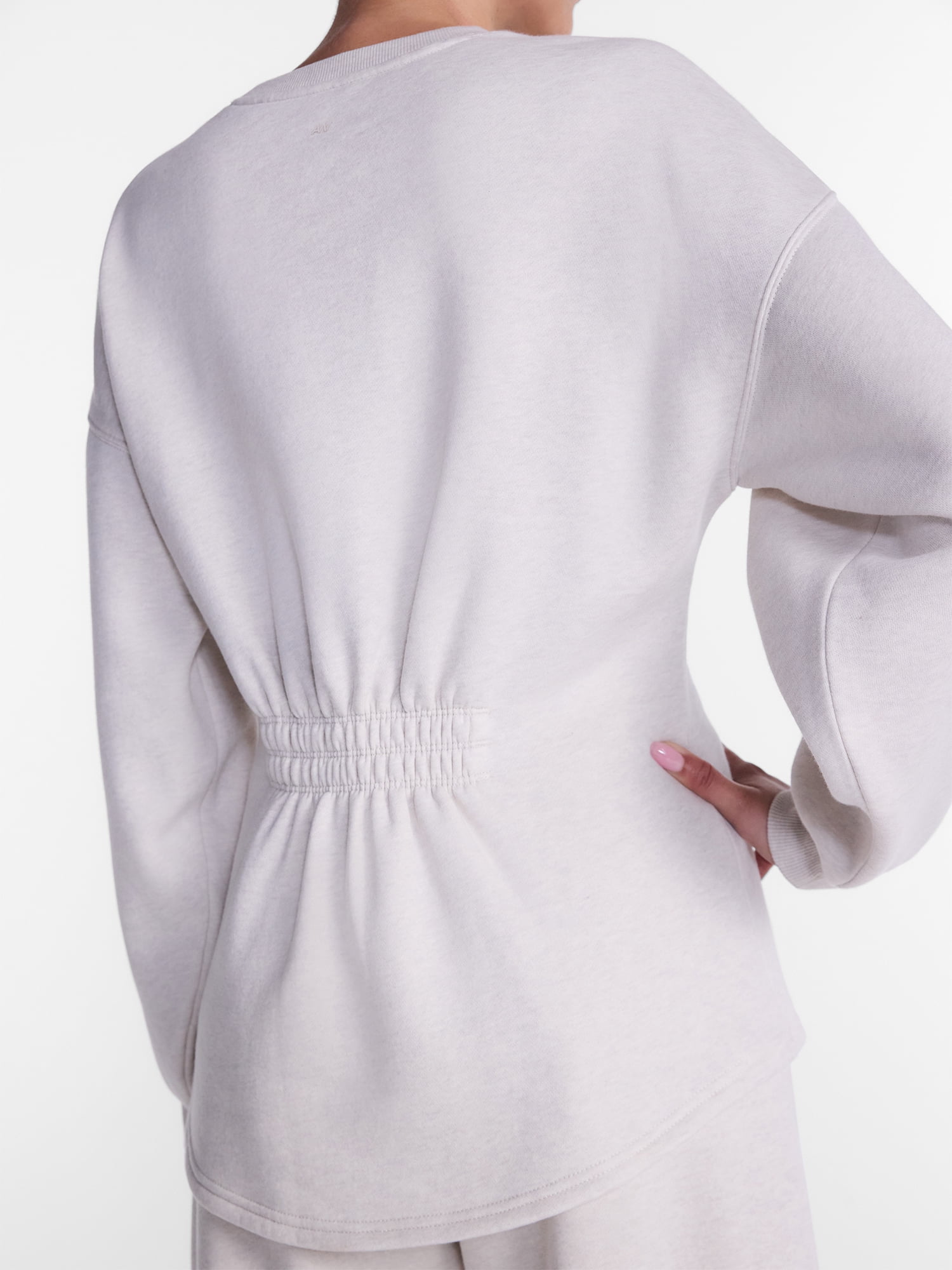 Athletic Works Women's and Women's Plus Cinched Fleece Sweatshirt, Sizes XS-4X