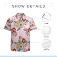 thumbnail image 7 of High Quality Hawaiian Shirts for Men Short Sleeve Aloha Beach Shirt Floral Summer Casual Button Down Shirts Blouses KDK2UN, 7 of 7