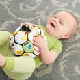 thumbnail image 5 of Fisher-Price Baby Learning Toy Laugh & Learn Singin’ Soccer Ball Musical Plush with Sounds & Phrases for Infants Ages 6+ Months, 5 of 5
