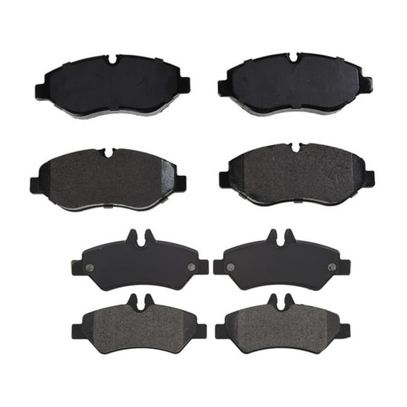 For 2007-2012 Freightliner Sprinter 2500 Front & Rear Ceramic Brake Pads 2pc