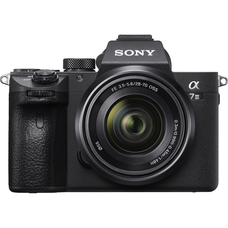 am　a7III+sony 35mm f2.8 za Sony a7 III Mirrorless Camera with 28-70mm Lens +35mm f/2.8 ZA