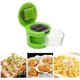 thumbnail image 5 of Trituradora de ajo portátil Prensa de ajo de acero inoxidable Abs Prensa de ajo multifunción Trituradora de ajo Cortador de ajo de alta calidad Fácil de usar Sólido utilizado en la cocina para c, 5 of 5