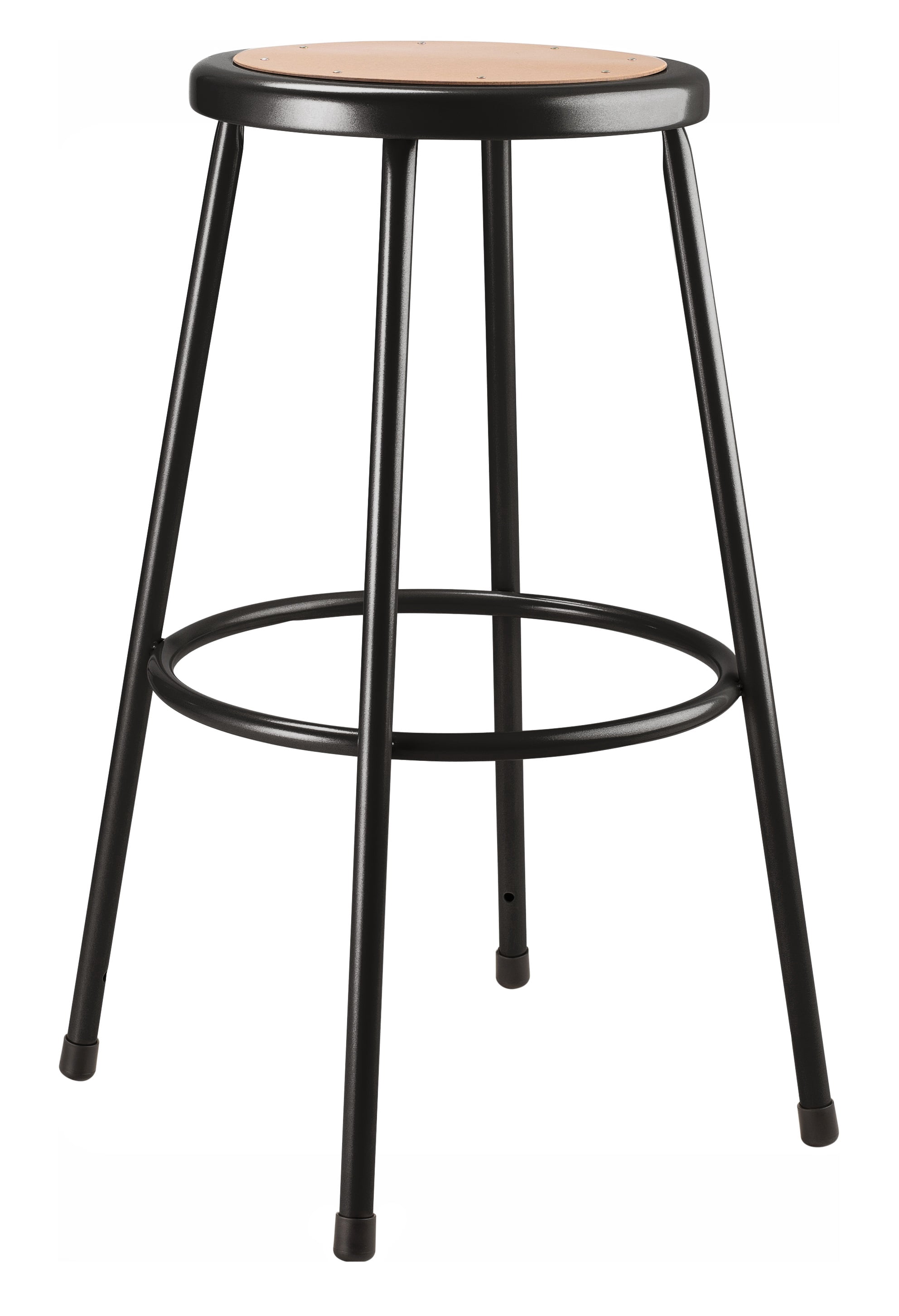 (Pack of 2) NPS 30" Heavy Duty Steel Stool, Black