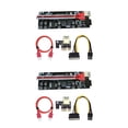 thumbnail image 2 of Transemion PCI-E 1x to 6x USB 3.0 Extender Card Board Portable Desktop PC Adapter Red Slot Red Cable 2Set, 2 of 6