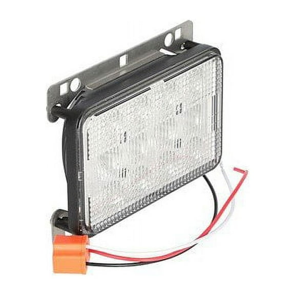 Red Rooster® LED Headlight - 60W Rectangular Hi / Lo Beam fits John Deere 5310 6120 6215 6220 6320 6415 6420 6615 6715 7220 7320 7420 7520 AL152328