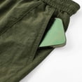 thumbnail image 5 of Besolor Plus Size Workout Shorts for Men Drawstring Elastic Waist Lightweight Casual Running Athletic Hiking Shorts with Pockets(4X-Large,Army Green), 5 of 7