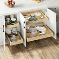 Koifuxii Kitchen Pull Out Drawers, Birch Wood Slider 20''W x 21
