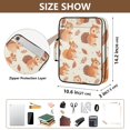 thumbnail image 3 of Haosy Accordion File Organizer Zipper Binder 500 Sheet 6-Tab Expanding File Folder Multi-Pocket 1.2 Inch 3 Ring Cute Squirrel and Leaf, 3 of 7