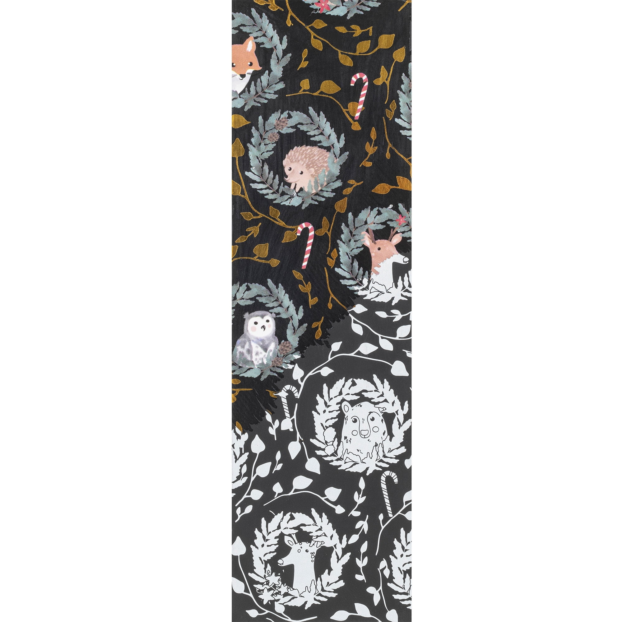 Brea Reese: Scratch Art Bookmark Kit - Woodland Holiday - 10 Bookmarks, Metallic Guided Art, Holiday-Themed, Family-Friendly, Calming Adult Craft Kit
