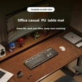 thumbnail image 2 of Large Desk Mouse Pad Retro PU Suede - Waterproof Non-Slip Gaming Office Mat, 2 of 10