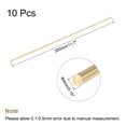thumbnail image 2 of Unique Bargains 4mm Diameter 300mm Length Brass Solid Round Rod for DIY Craft 10pack, 2 of 4