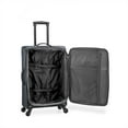 thumbnail image 6 of U.S. Traveler Anzio Softside Spinner Expandable Luggage, Gray, 26" Medium Checked, 6 of 11