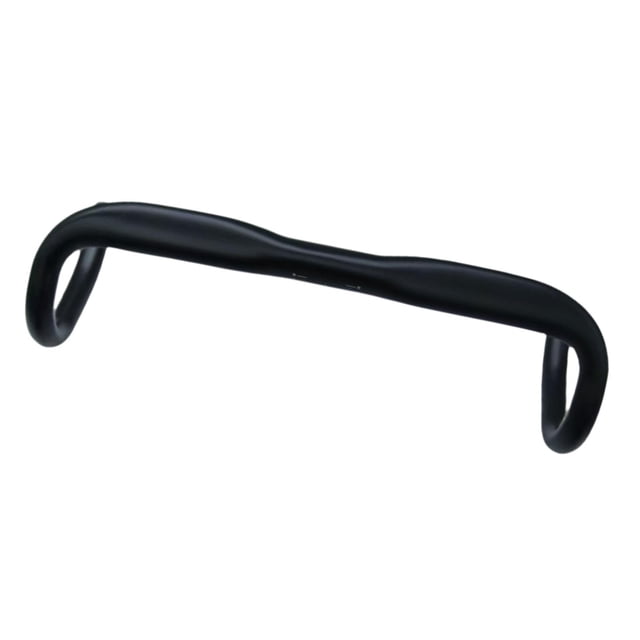 Manillar de bicicleta de carretera de 17 pulgadas de largo, profesional, 31,8 mm, resistente, negro, accesorio de repuesto, manillar de barra abatible