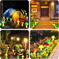 thumbnail image 5 of Luces solares para jardín, paquete de 6 luces solares tipo hongo IP65 a prueba de agua 8 modos, luces solares para jardín al aire libre para jardín, césped, patio, cerca Kuyhfg Bienvenido a Kuyhfg, 5 of 5