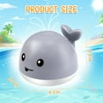thumbnail image 7 of Rirool Rechargeable Whale Bath Toy - Light Up & Spray Baby Bath Toys for 6-18 Months, Toddler Bathtub Pool Fun, Gift for Boys Girls (Blue), 7 of 7