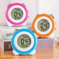 thumbnail image 2 of Loud Alarm Clock Non Ticking Bedside Battery Powered With Snooze Dual Alarm Night Light, 2 of 5