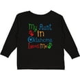 thumbnail image 3 of Inktastic My Aunt in Oklahoma Loves Me Boys or Girls Long Sleeve Toddler T-Shirt, 3 of 5