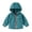 .Green, variant on Agkizg Boys Waterproof Hooded Zip Up Jacket Lightweight Outdoor Casual Fall Coat