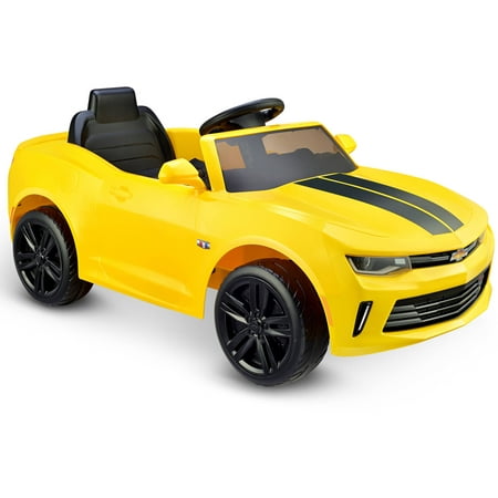 Kid Motorz Racing Camaro RS One Seater in Yellow (Best 7 Seater Vehicles)